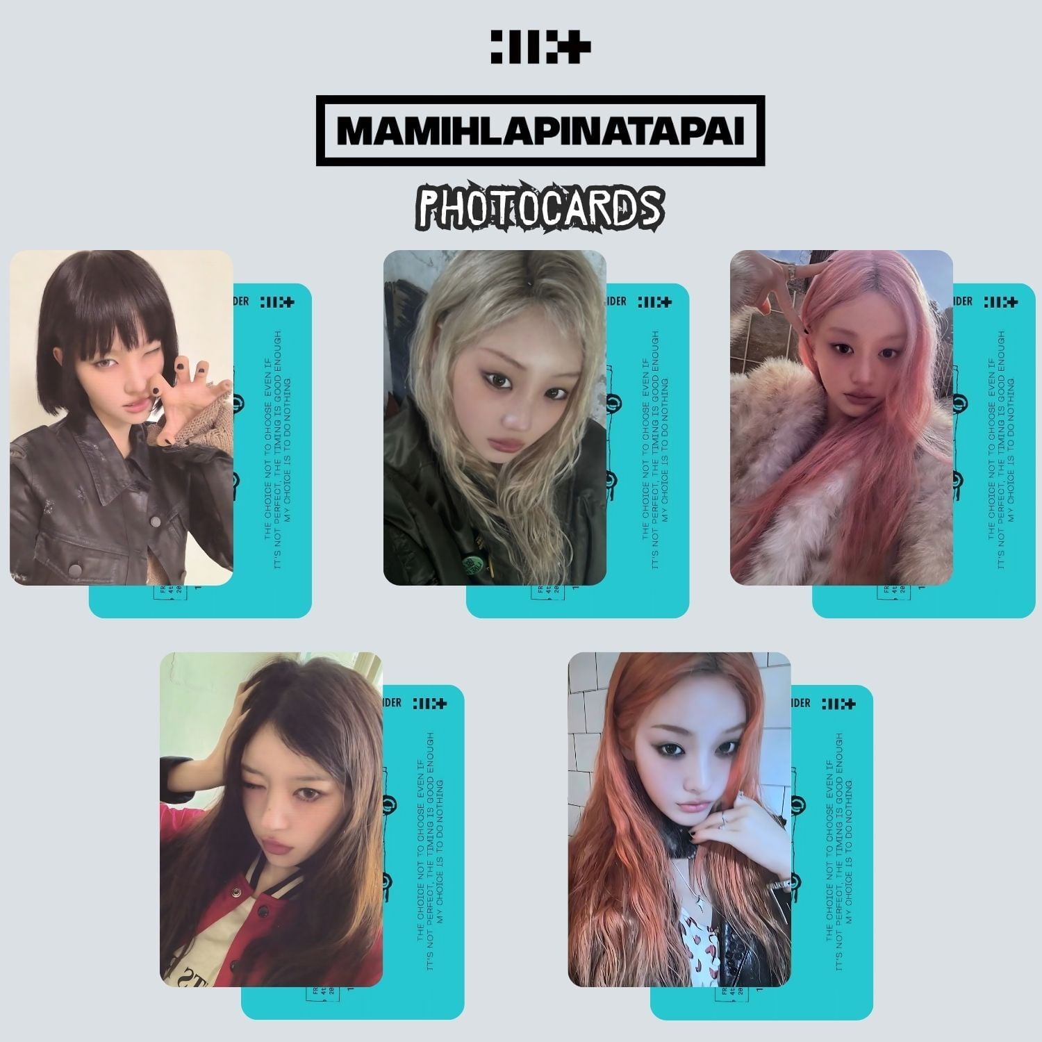 ILLIT '' MAMIHLAPINATAPAI '' Free Rider Ver. Photocards Set