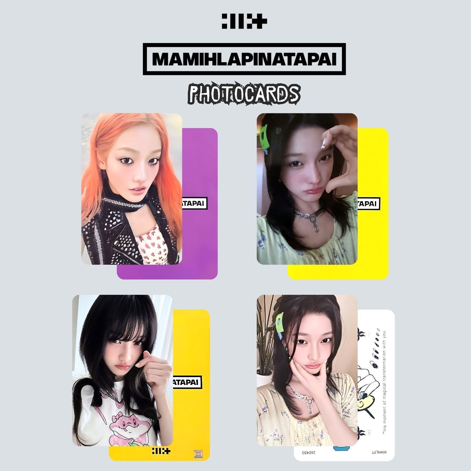 ILLIT Iroha '' MAMIHLAPINATAPAI '' Photocards Set