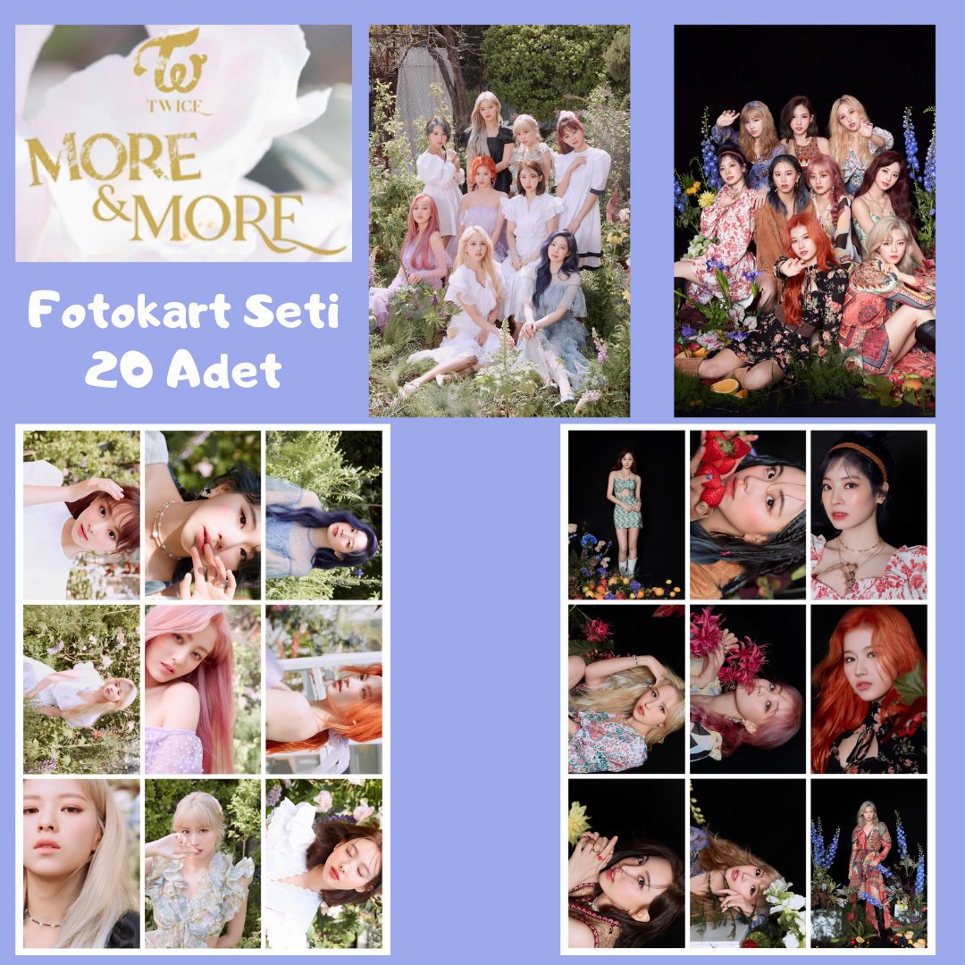 TWICE ''More & More'' Fotokart Seti