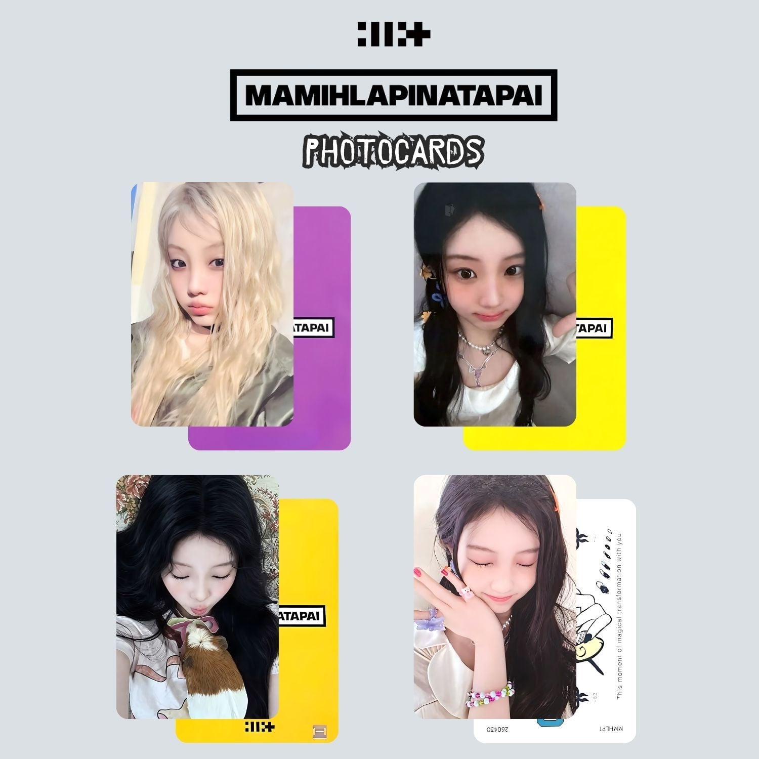 ILLIT Wonhee '' MAMIHLAPINATAPAI '' Photocards Set