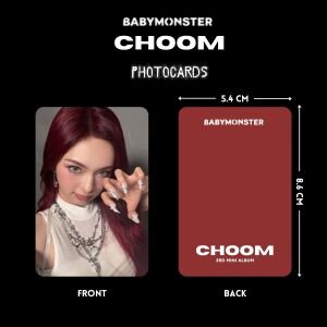 BABYMONSTER '' Choom '' Crimson Ver. Photocards Set