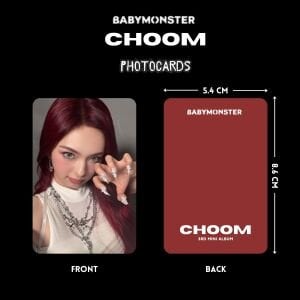 BABYMONSTER '' Choom '' Crimson Ver. Photocards Set