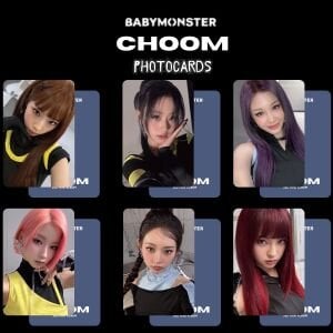 BABYMONSTER '' Choom '' Metallic Ver. Photocards Set