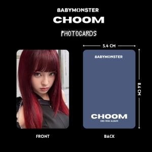 BABYMONSTER '' Choom '' Metallic Ver. Photocards Set