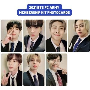 BTS '' 2021 BTS FC Army Membership Kit '' PC Set