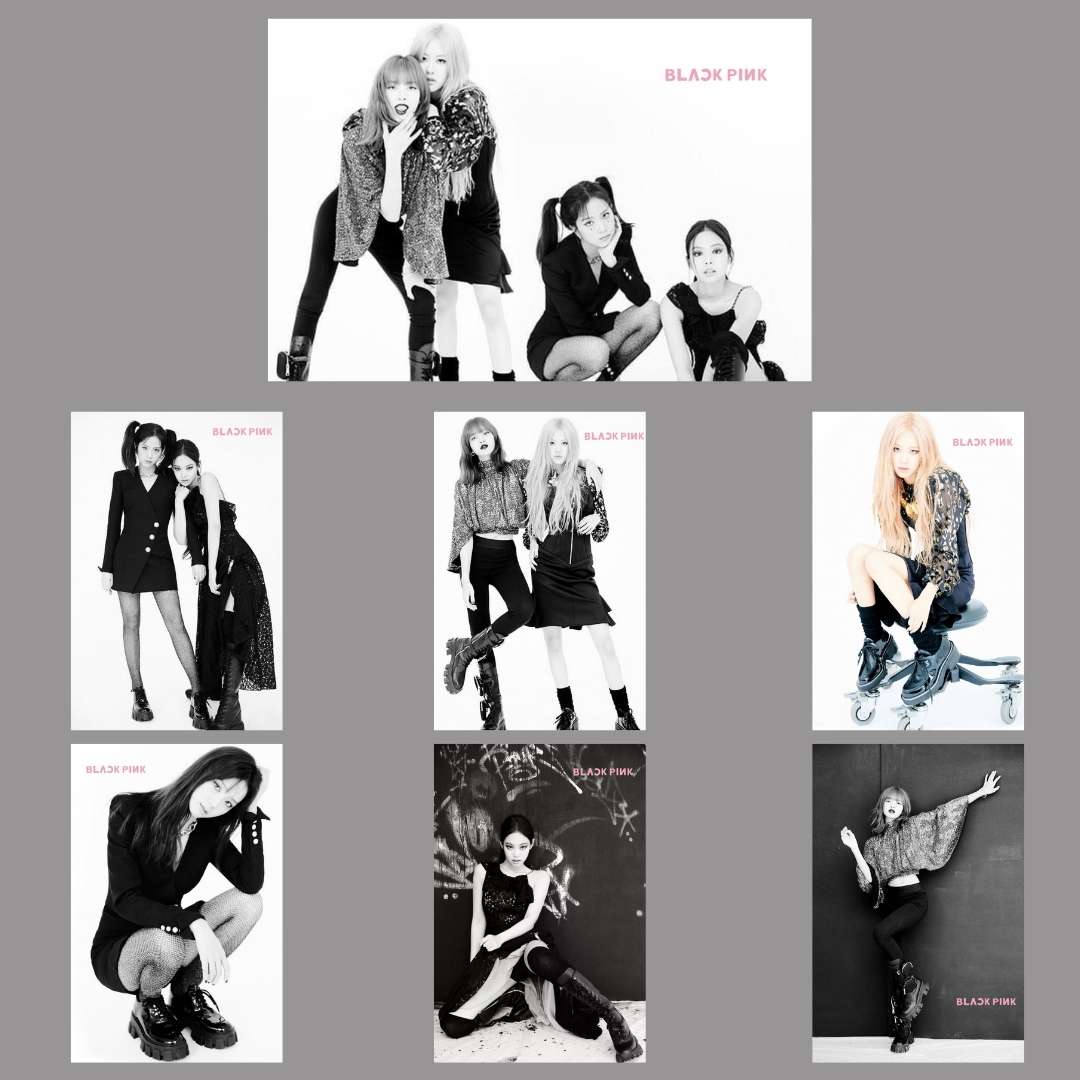 BLACKPINK Grup ve Üye Mini Kartlar