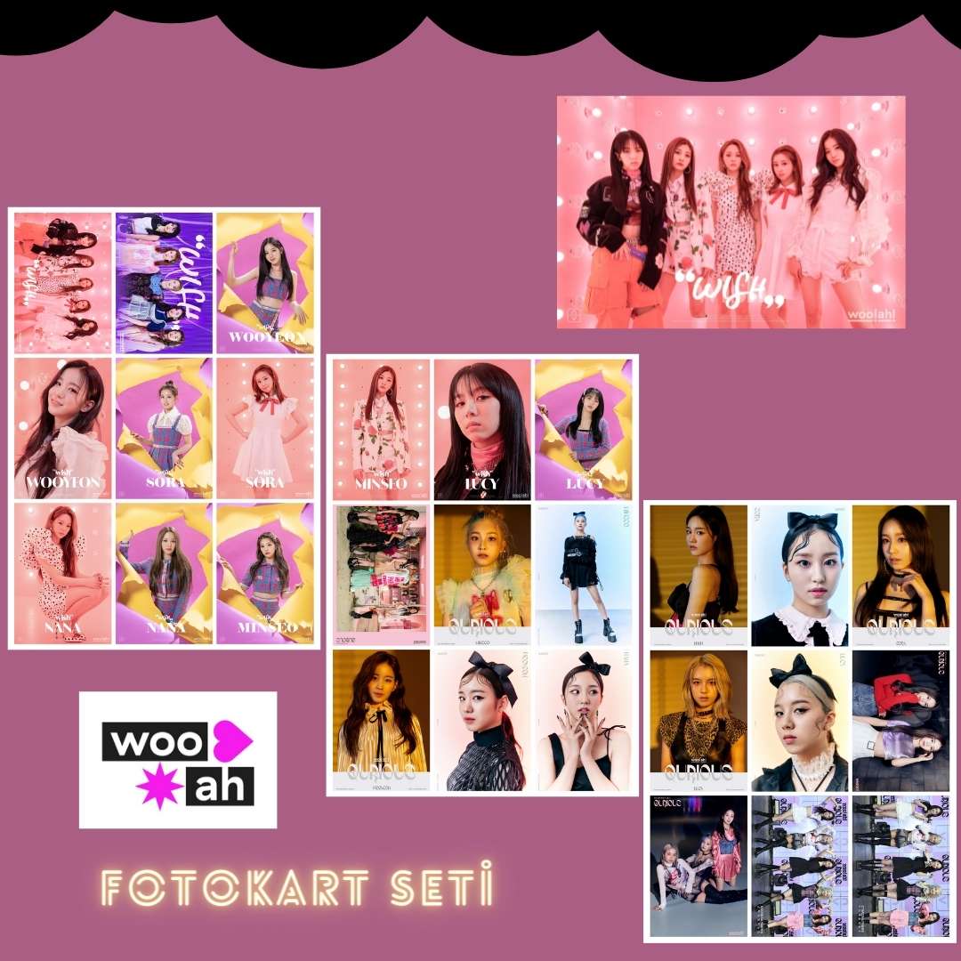 Woo!ah! '' Album Concept '' Fotokart Seti