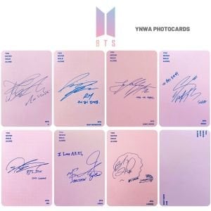 BTS '' You Never Walk Alone '' İmzalı Albüm Kart Seti