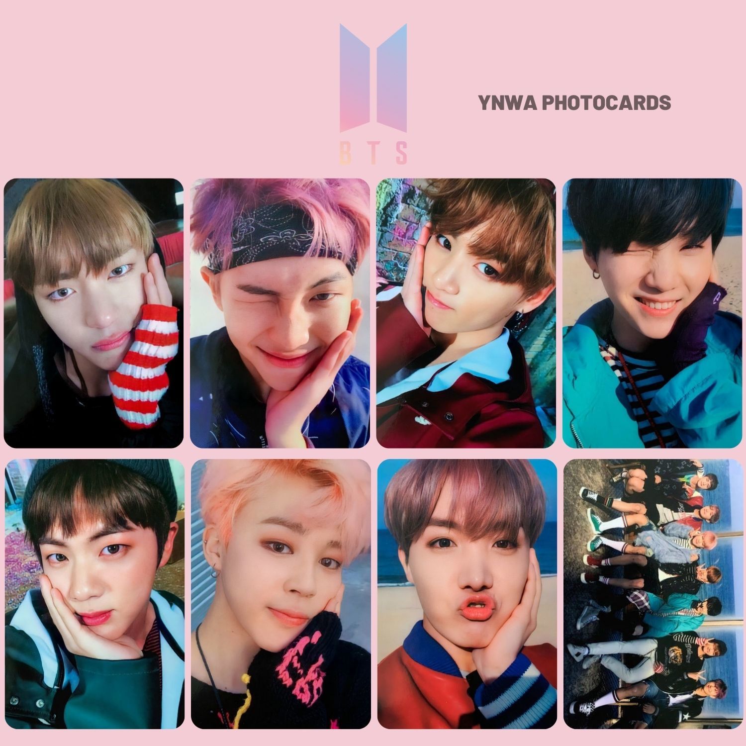 BTS '' You Never Walk Alone '' İmzalı Albüm Kart Seti