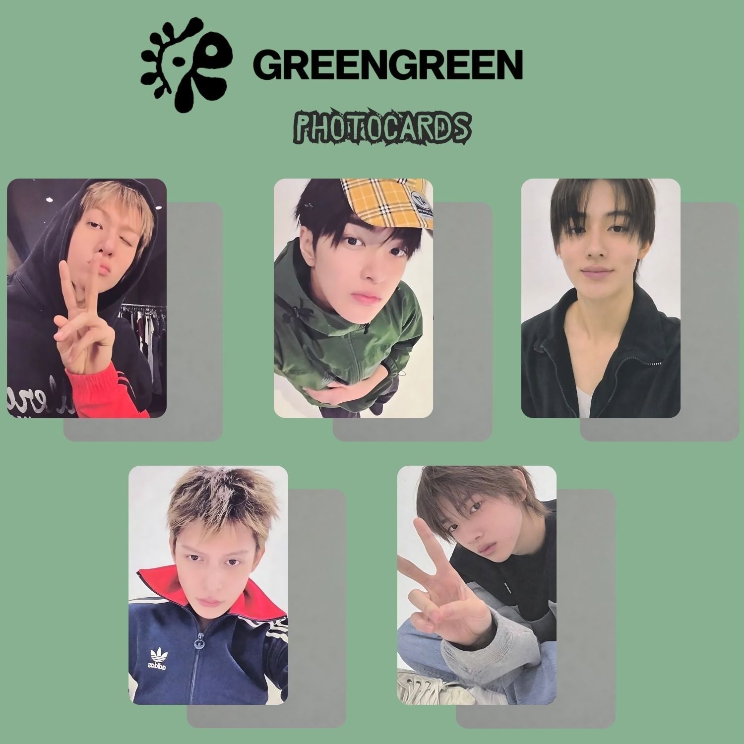 CORTIS '' GreenGreen '' Studio Ver. Photocards Set