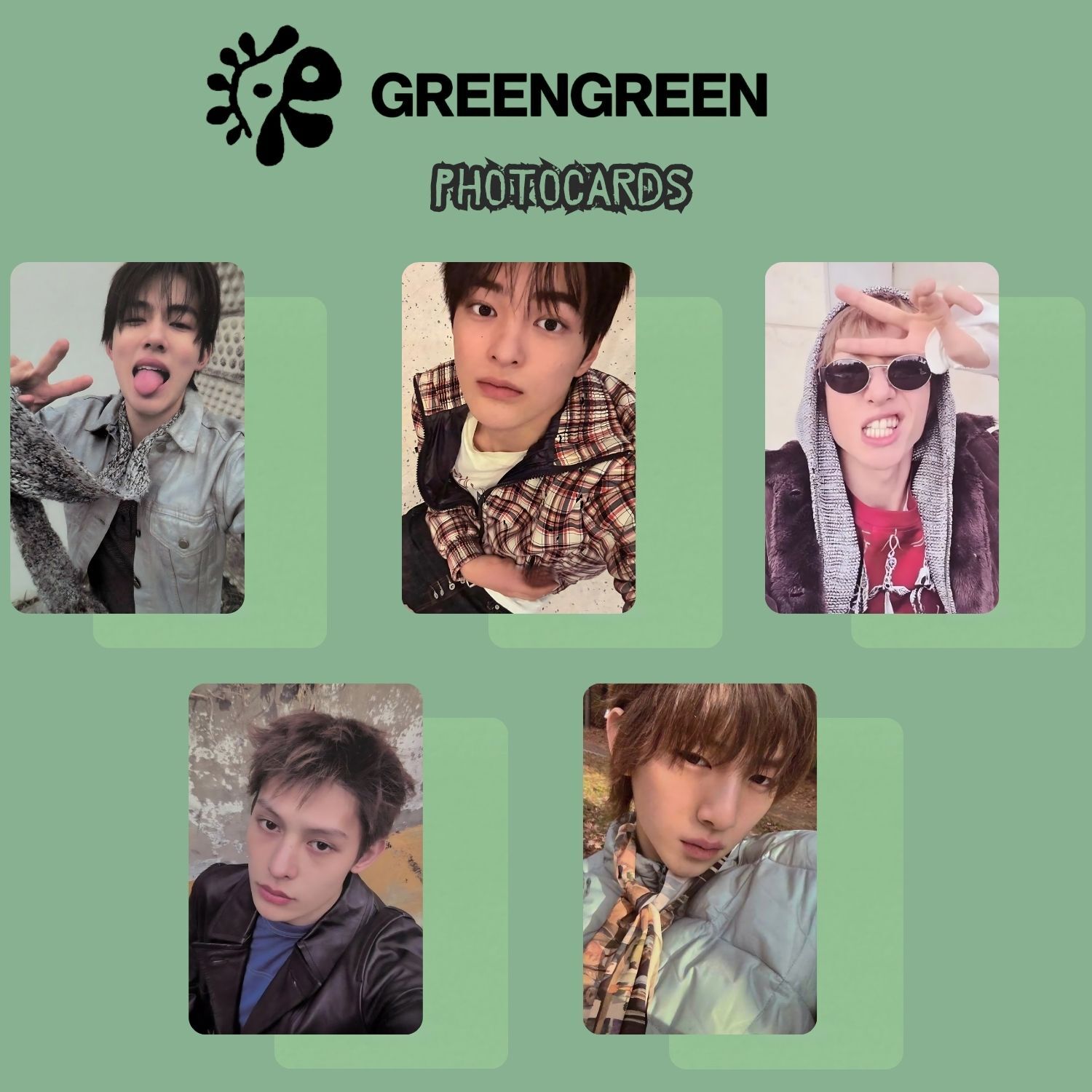 CORTIS '' GreenGreen '' Bridge Ver. Photocards Set