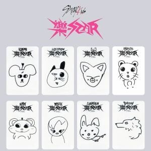 STRAY KIDS '' Rock Star '' Photocards POB 3