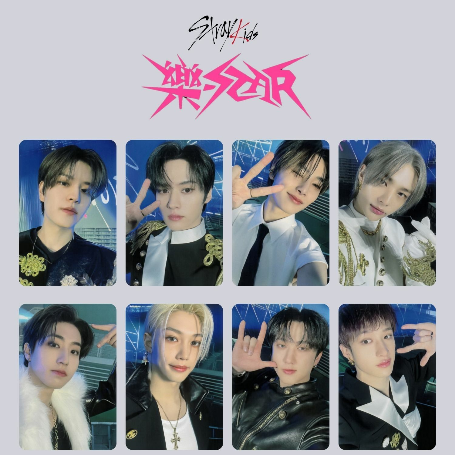STRAY KIDS '' Rock Star '' Photocards POB 3