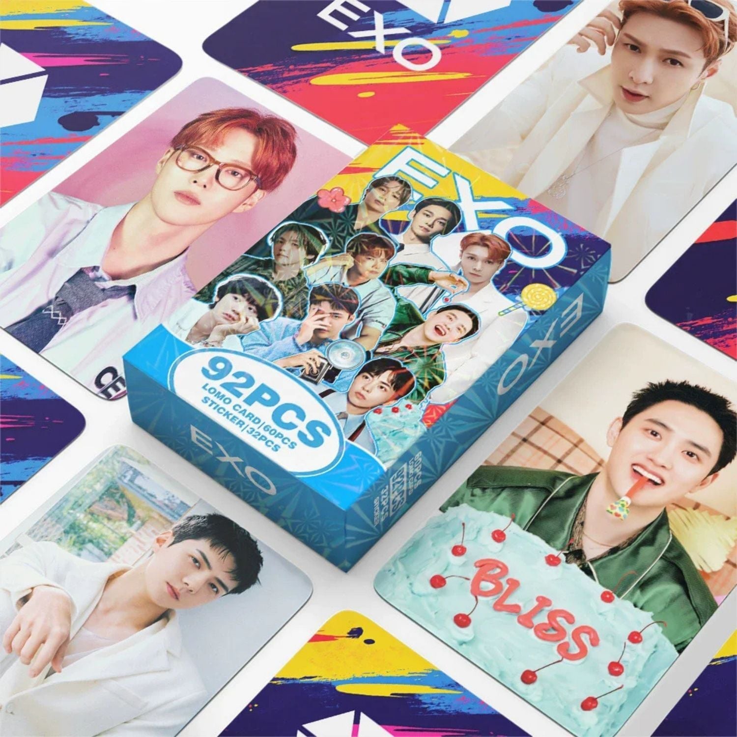 EXO Çift Yön Baskılı Lomo Card Seti (60 Pcs)