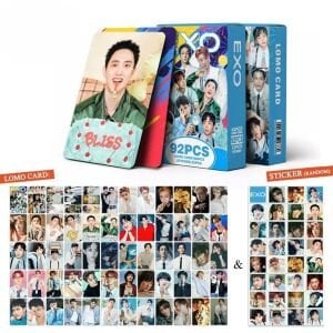 EXO Çift Yön Baskılı Lomo Card Seti (60 Pcs)