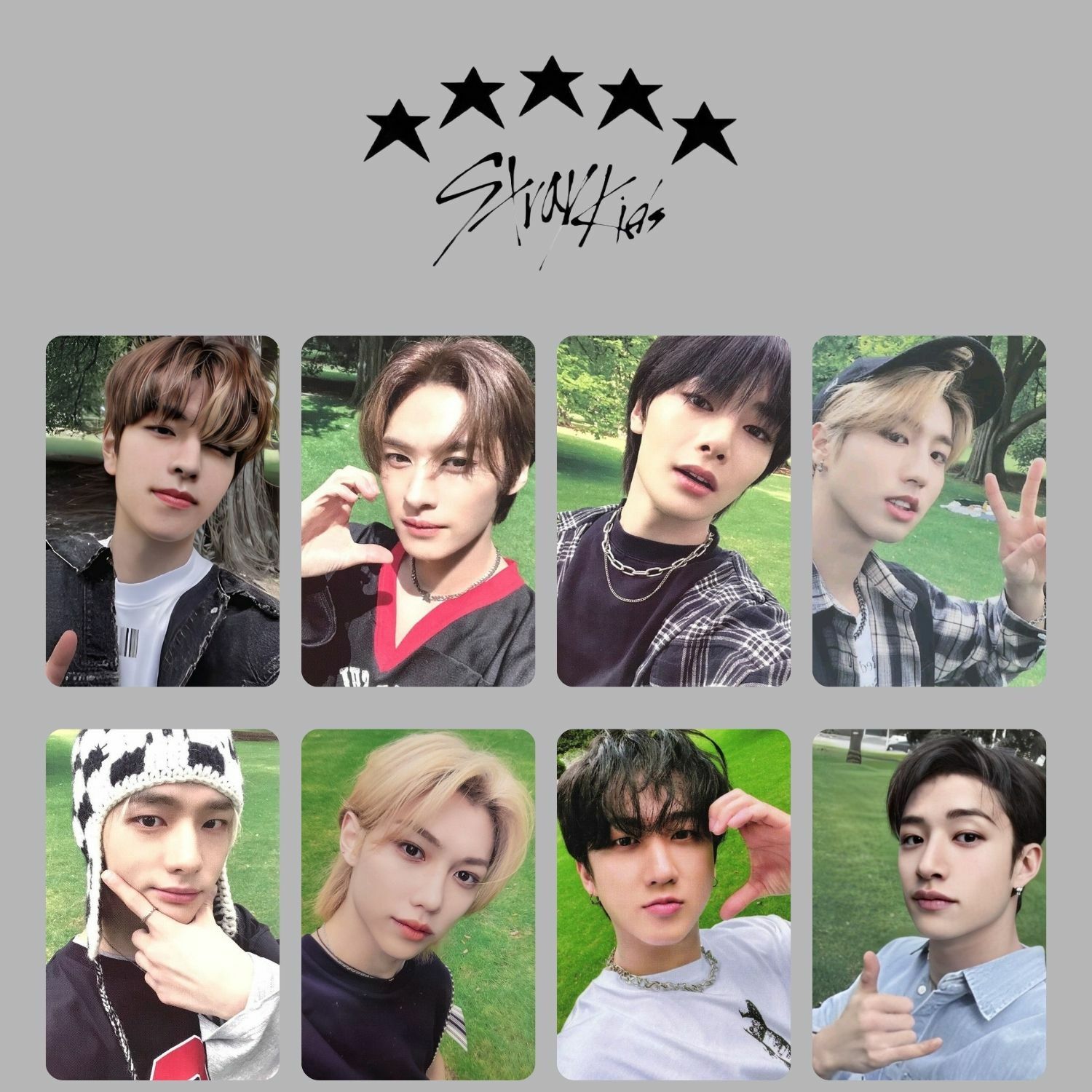 STRAY KIDS '' 5 Star '' Photocards POB 1
