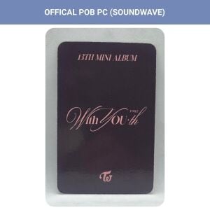 TWICE Jihyo '' With You '' Soundwave POB PC