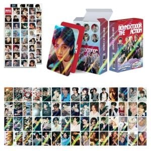 BOYNEXTDOOR '' The Action '' Çift Yön Baskılı Hologramlı Lomo Card Seti (60 Pcs)