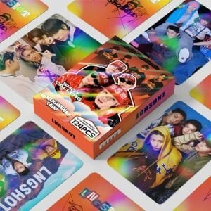LNGSHOT '' Shot Callers '' Çift Yön Baskılı Hologramlı Lomo Card Seti (60 Pcs)