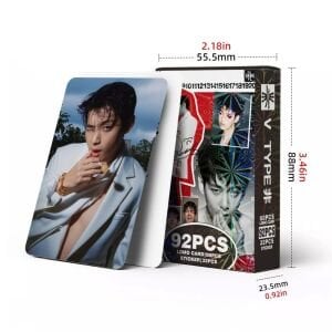 BTS  '' V TYPE '' Çift Yön Baskılı Lomo Card Seti (60 Pcs)