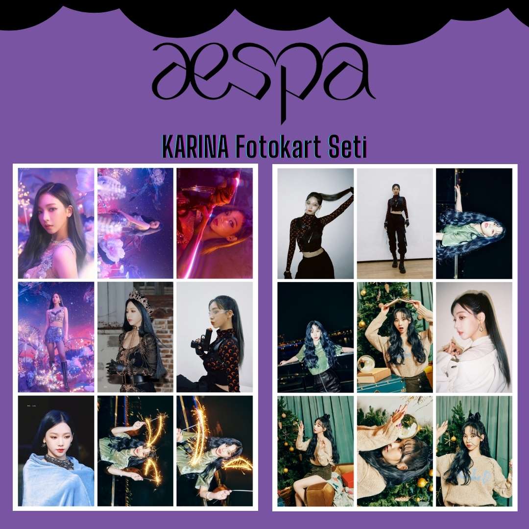 AESPA '' Karina ''  Fotokart Seti