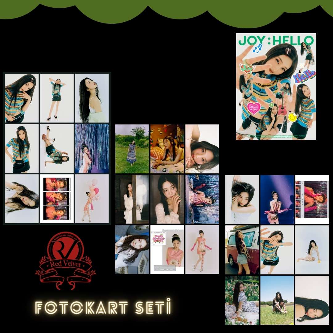Red Velvet JOY '' Hello '' Fotokart Seti