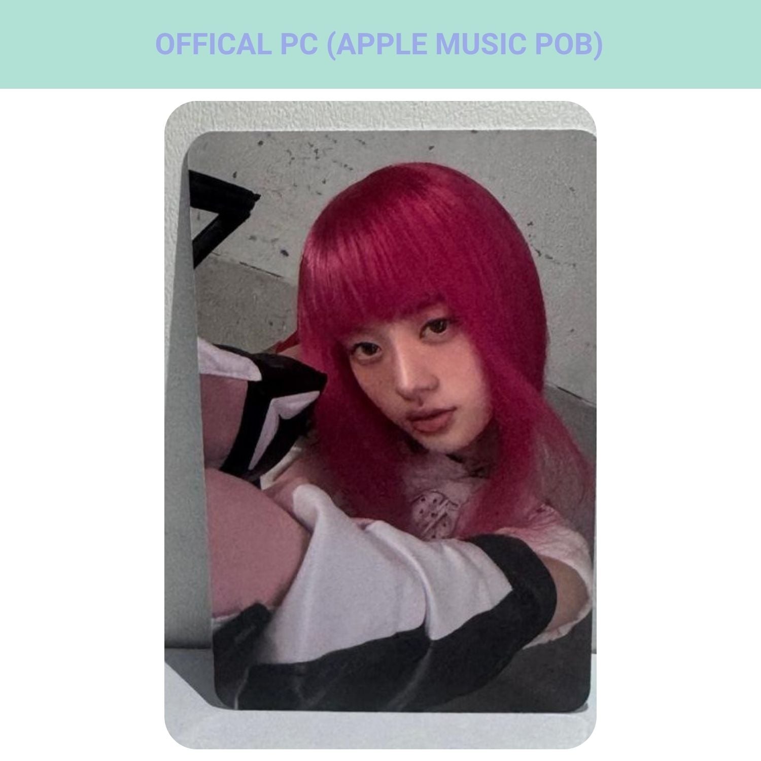 ILLIT Minju '' Not Cute Anymore '' Apple Music POB Photocard