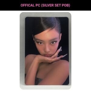 BLACKPINK Jennie '' Deadline '' Silver Set POB Photocard