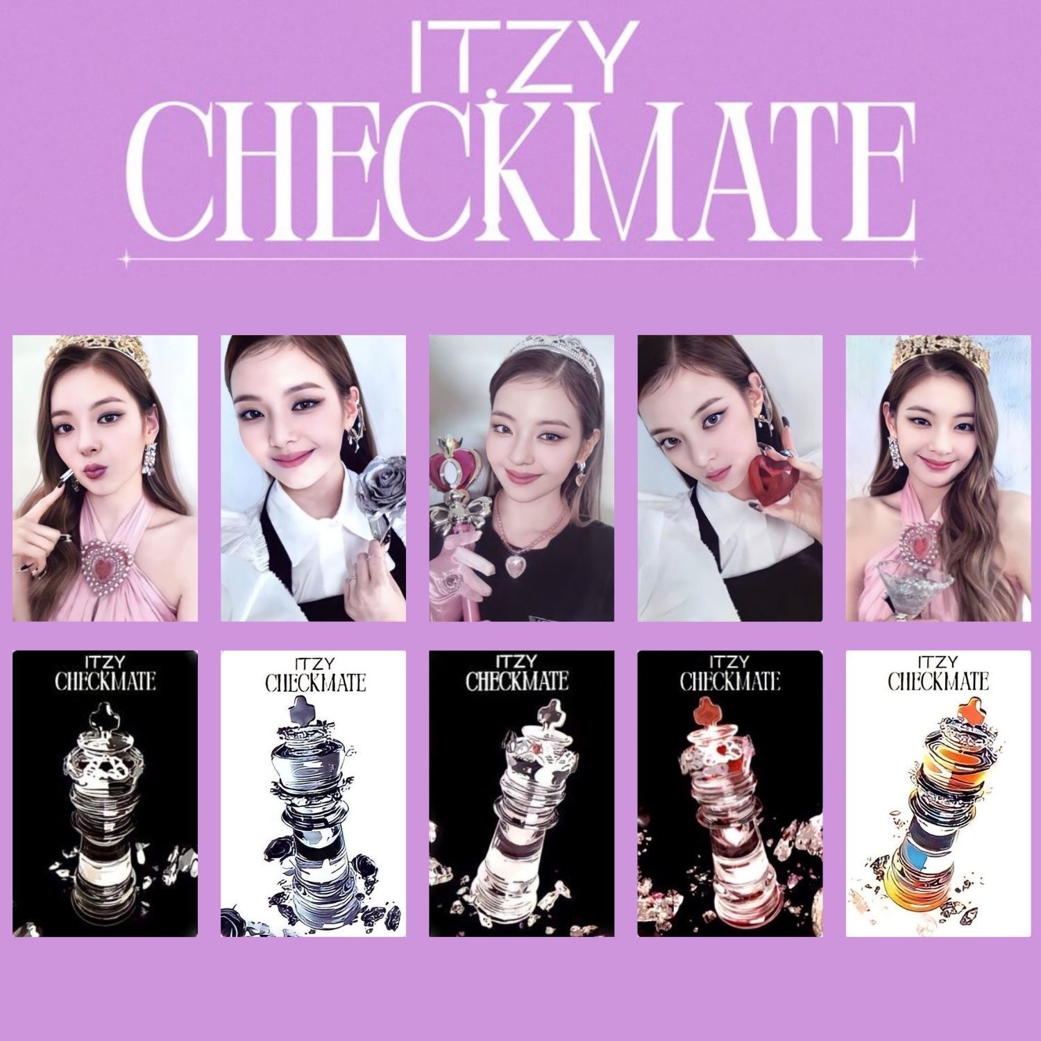 ITZY CHECKMATE '' Lia '' Albüm Kart Seti