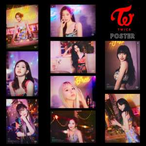 TWICE '' Taste of Love '' Üye Posterleri - Fallen Ver.
