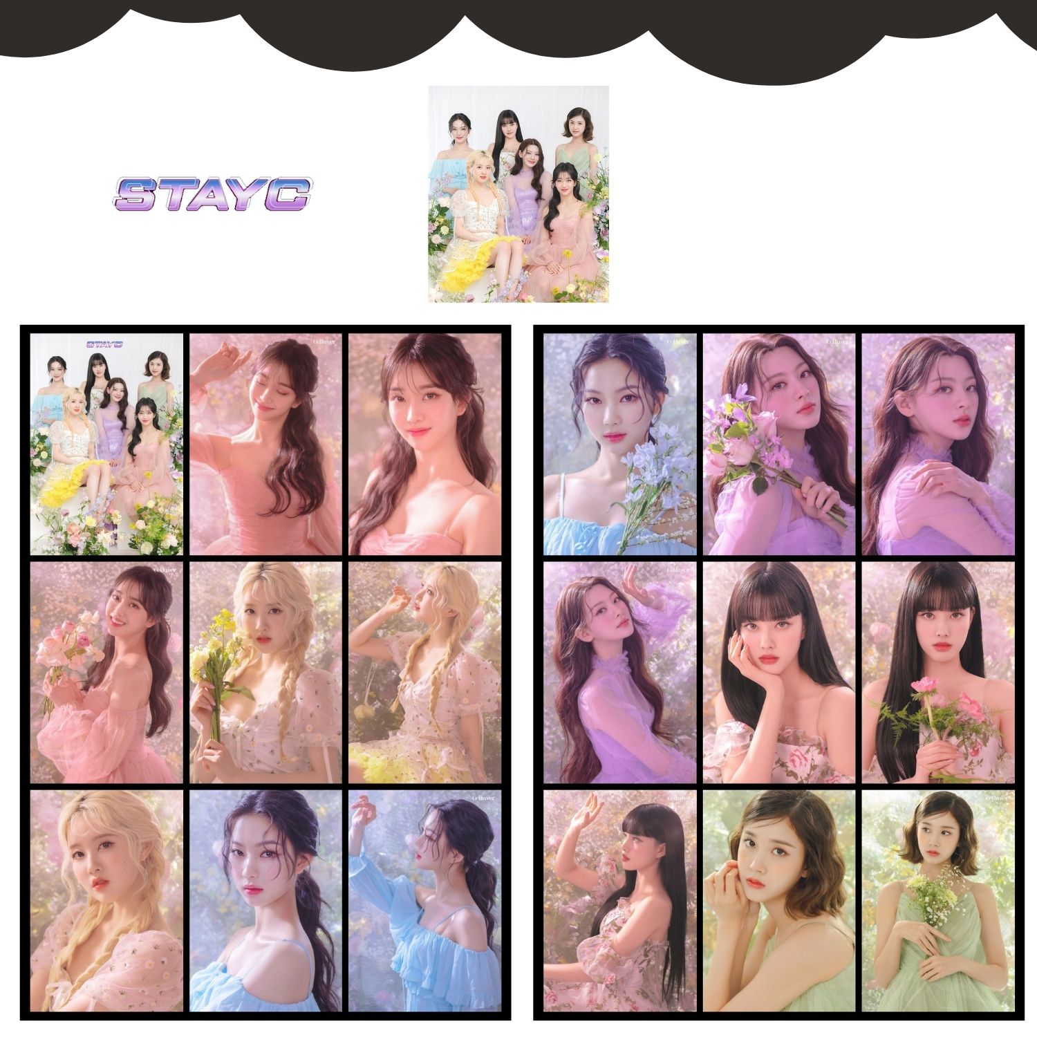 STAYC '' Celluver ''  Fotokart Seti
