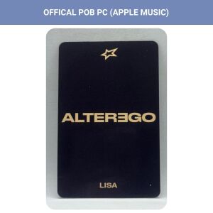 BLACKPINK LISA '' Alter Ego '' Apple Music POB PC 2