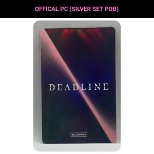 BLACKPINK Rose '' Deadline '' Silver Set POB Photocard