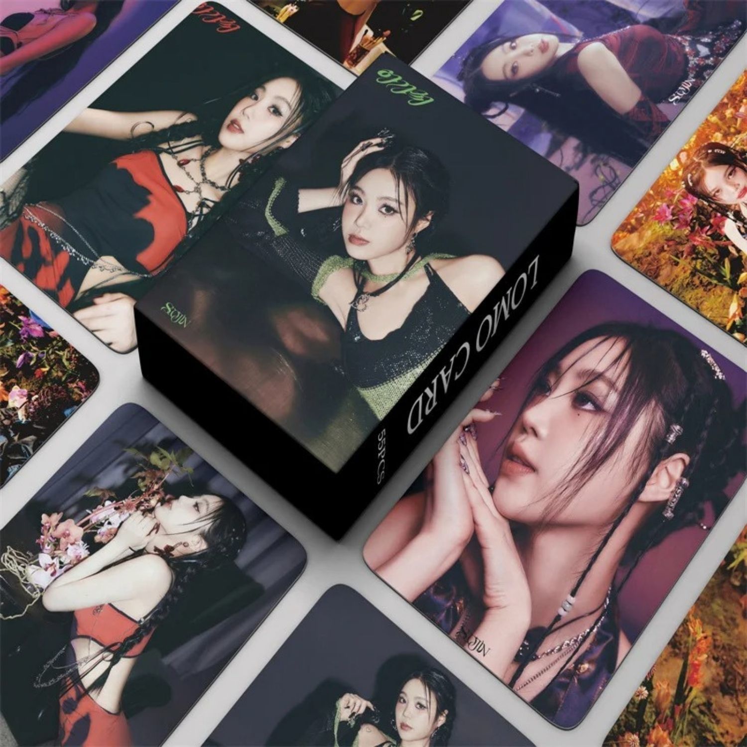 SOOJIN '' Agassy '' Çift Yön Baskılı Lomo Card Seti