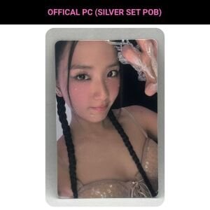 BLACKPINK Jisoo '' Deadline '' Silver Set POB Photocard