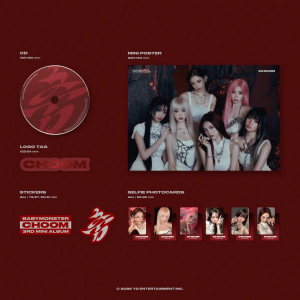 BABYMONSTER – 3rd MINI ALBUM [춤 (CHOOM)] Crimson Ver.