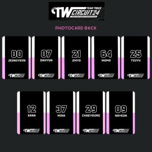 TWICE セット TWICE '' Team Twice Circuit 24 Japan SG 2024 '' PC Set 2