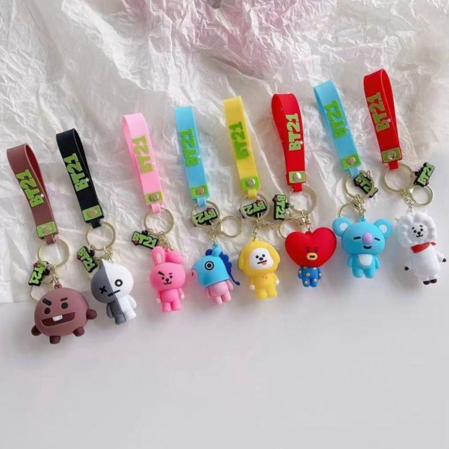 BTS '' BT21 '' Anahtarlık / Çanta Süsü VAN