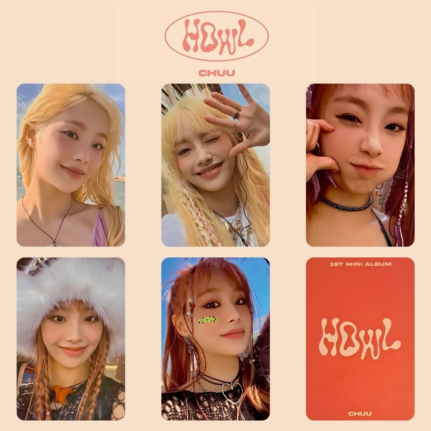 CHUU '' Howl '' Photocards Set
