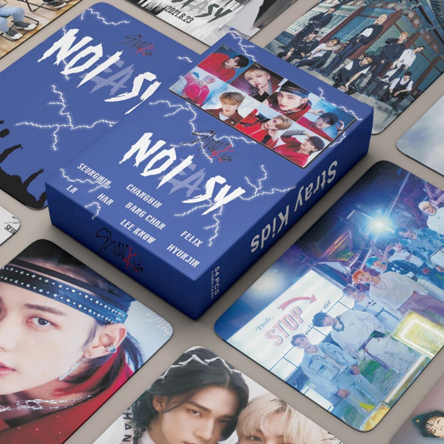 STRAY KIDS '' Noeasy '' Çift Yön Baskılı Lomo Card Seti