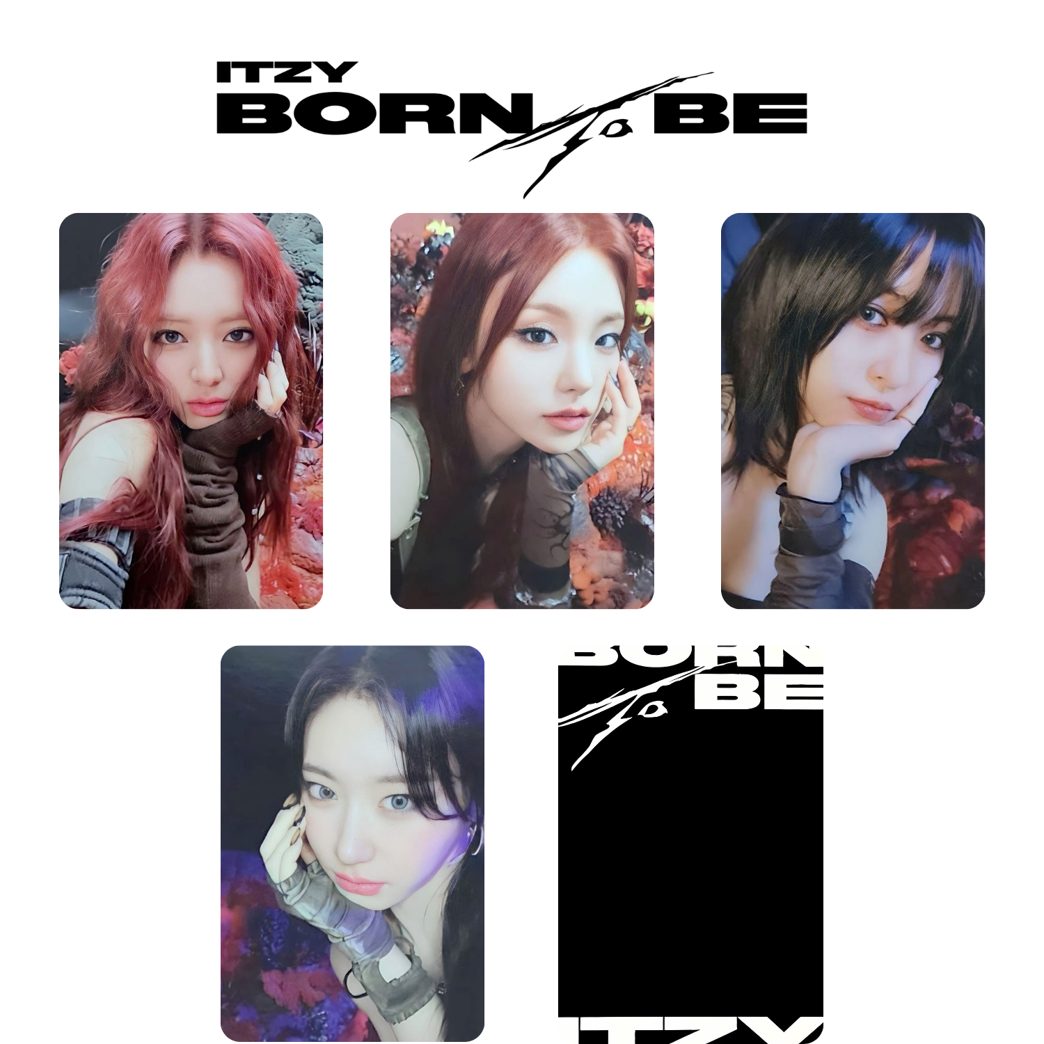 ITZY '' Born to Be '' Limited Photocards Set B