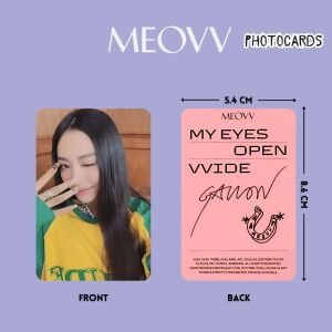 MEOVV '' My Eyes Open VVide '' GRILL Photocards Set