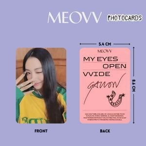 MEOVV '' My Eyes Open VVide '' GRILL Photocards Set