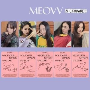 MEOVV '' My Eyes Open VVide '' GRILL Photocards Set