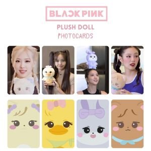 BLACKPINK '' PLUSH DOLL '' Photocards Set 1