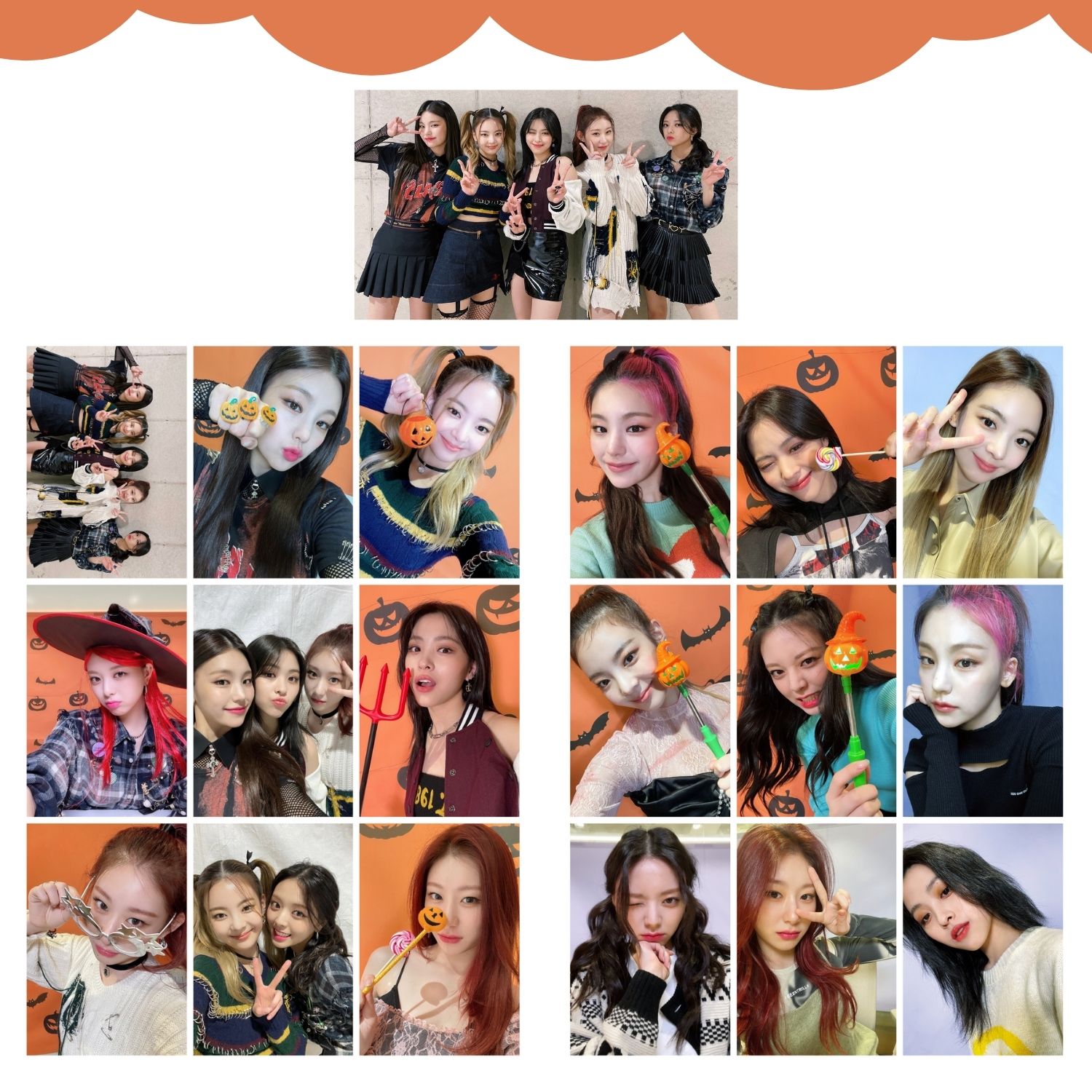 ITZY  '' Hallowen 2021 '' Fotokart Seti
