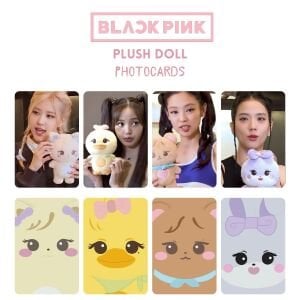 BLACKPINK '' PLUSH DOLL '' Photocards Set 2