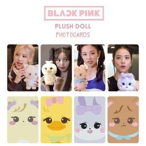 BLACKPINK '' PLUSH DOLL '' Photocards Set 2