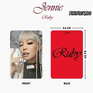 BLACKPINK Jennie '' Ruby '' Photocards Set POB 3