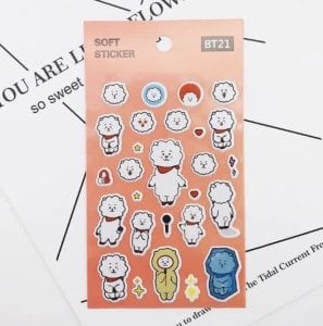 BT2 BT21 Üye Sticker (3D) RJ